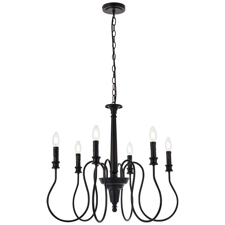Image 2 Flynx 6 Lts Pendant In Black