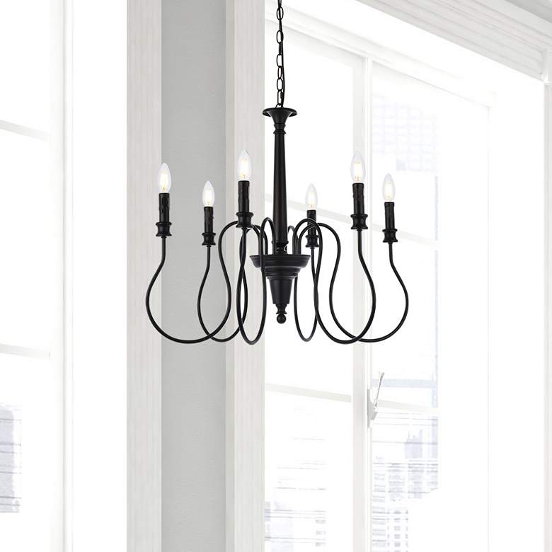 Image 1 Flynx 6 Lts Pendant In Black