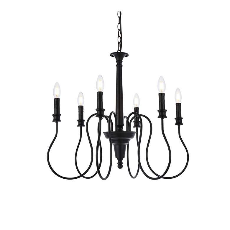 Image 4 Flynx 6 Lts Pendant In Black more views