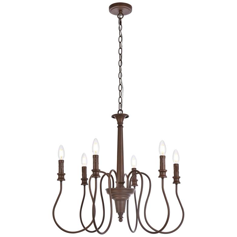 Image 2 Flynx 6 Lts Pendant In Weathered Oak