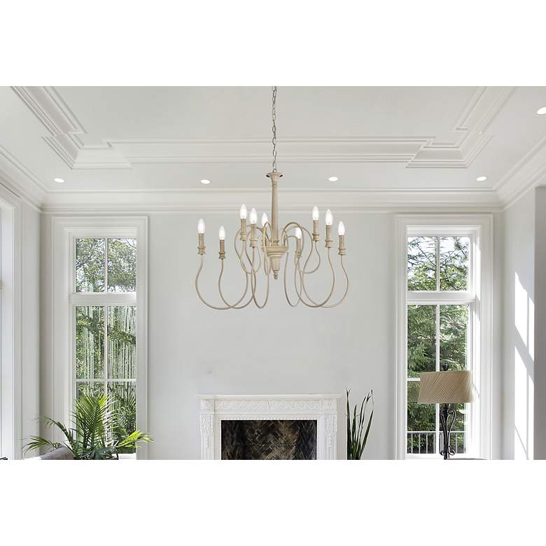 Image 3 Flynx 9 Lts Pendant In Weathered Dove more views
