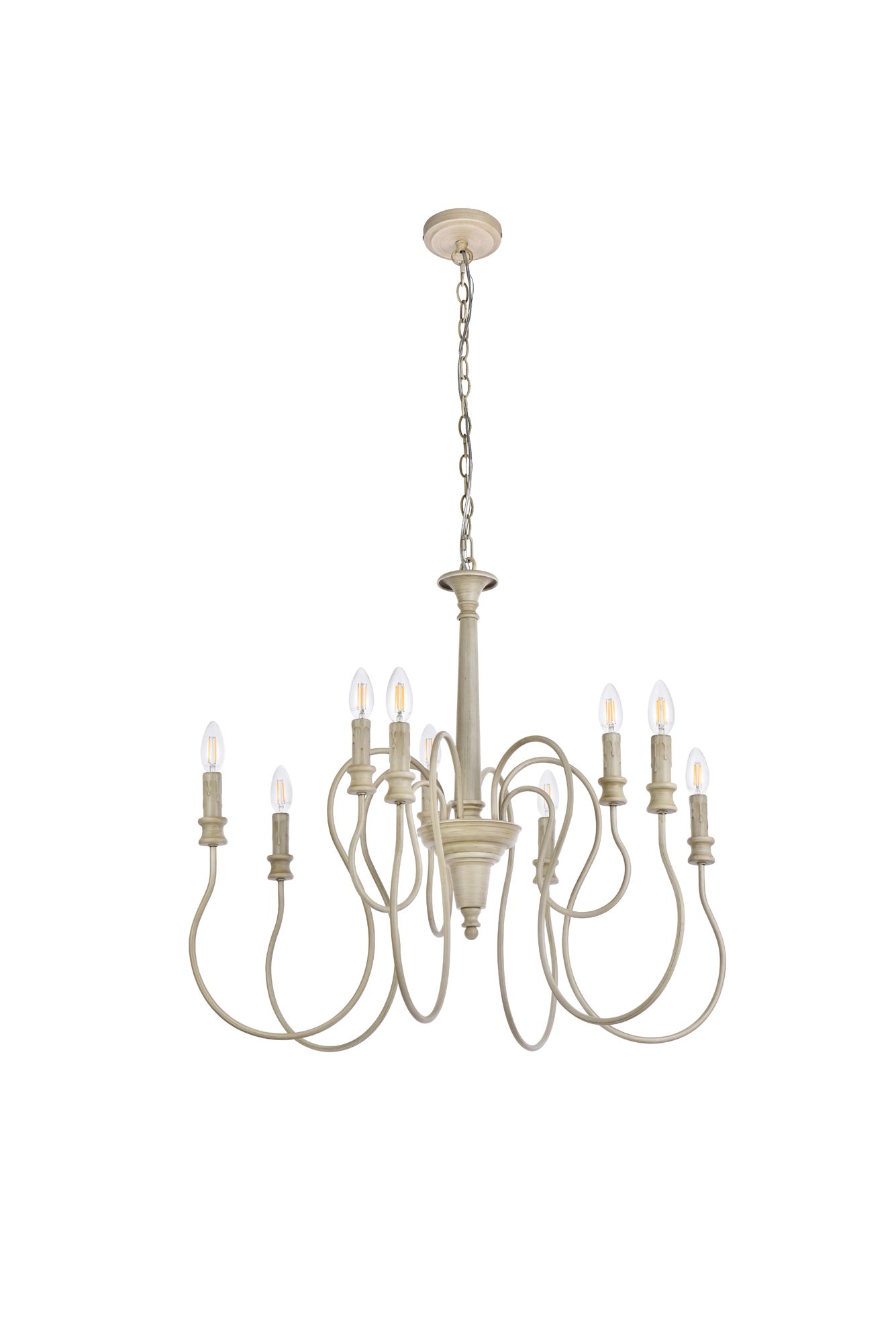 Flynx 9 Lts Pendant In Weathered Dove