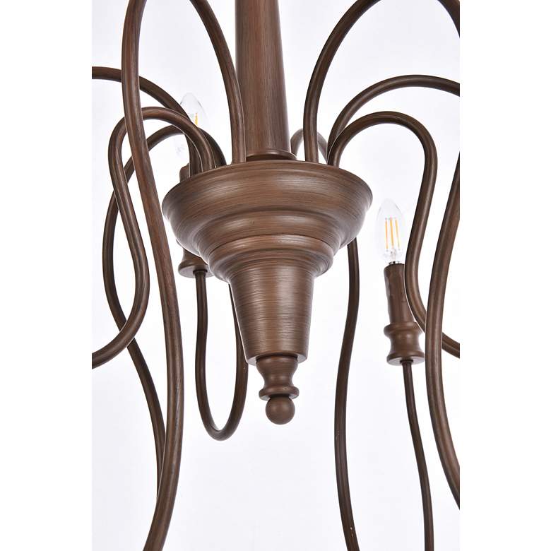 Image 5 Flynx 9 Lts Pendant In Weathered Oak more views
