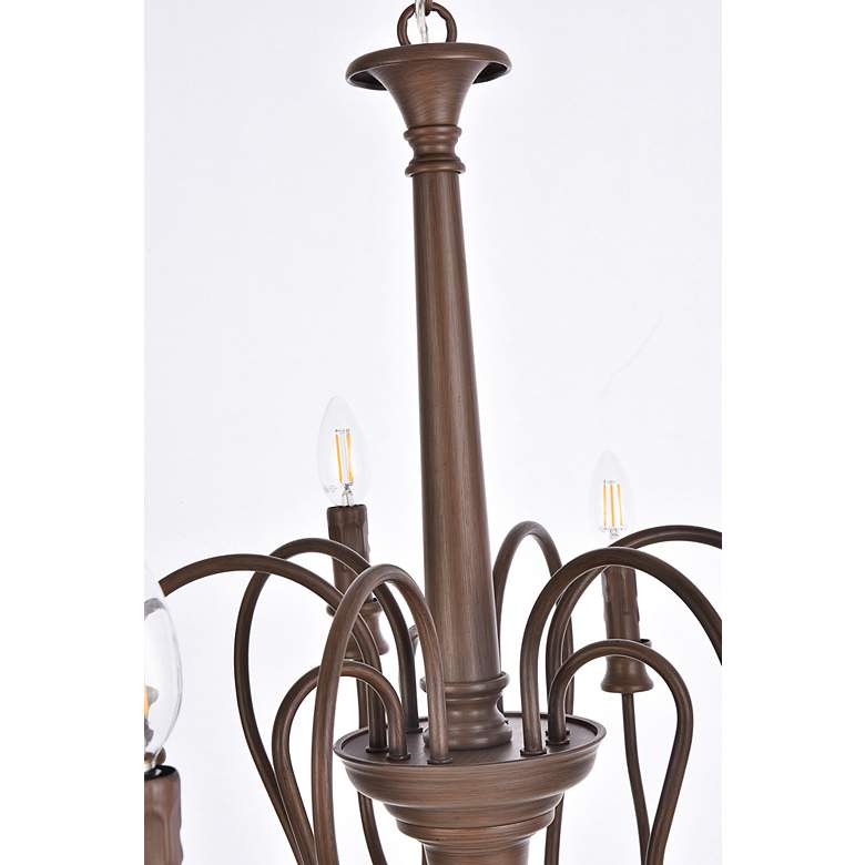 Image 6 Flynx 9 Lts Pendant In Weathered Oak more views