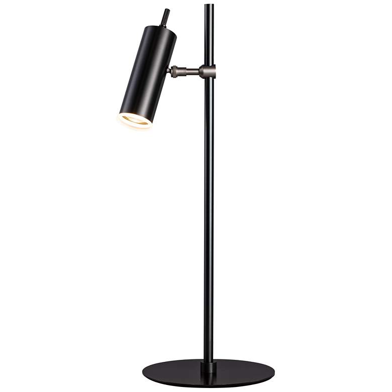 Image 1 Focus 8.7 inch Saint Dark Gray Table Lamp