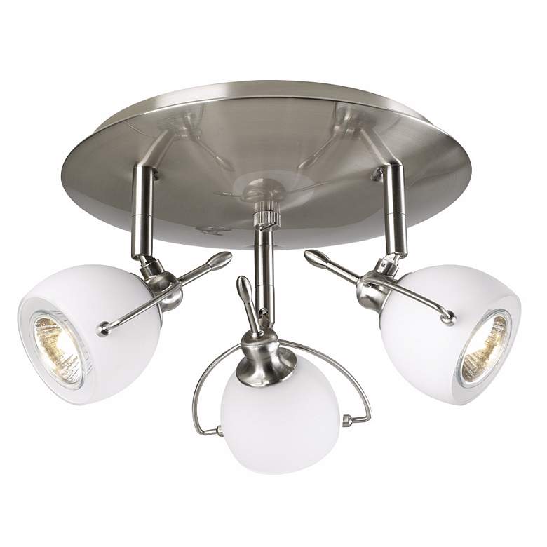 Image 1 Focus Contemporary 12 inch Wide Ceiling Light Fixture