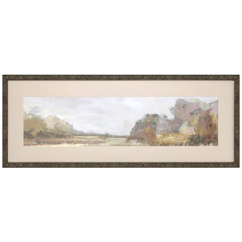 Image 3 Focused Fields - Glide 58 inch Wide Giclee Framed Wall Art