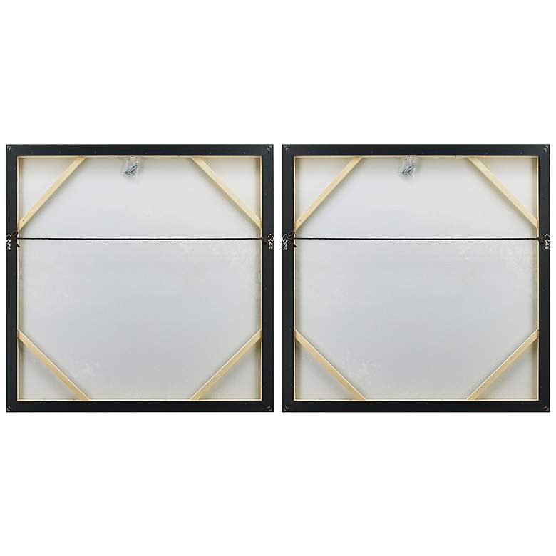 Image 5 Fog 72" Wide Metallic 2-Piece Framed Canvas Wall Art Set more views