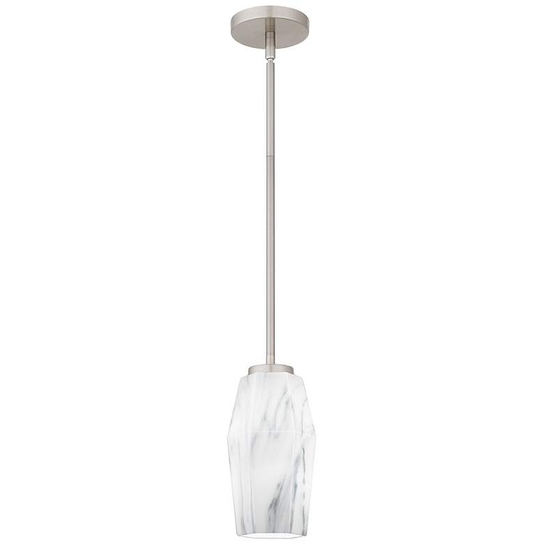 Image 2 Fogel 1-Light Brushed Nickel Mini Pendant