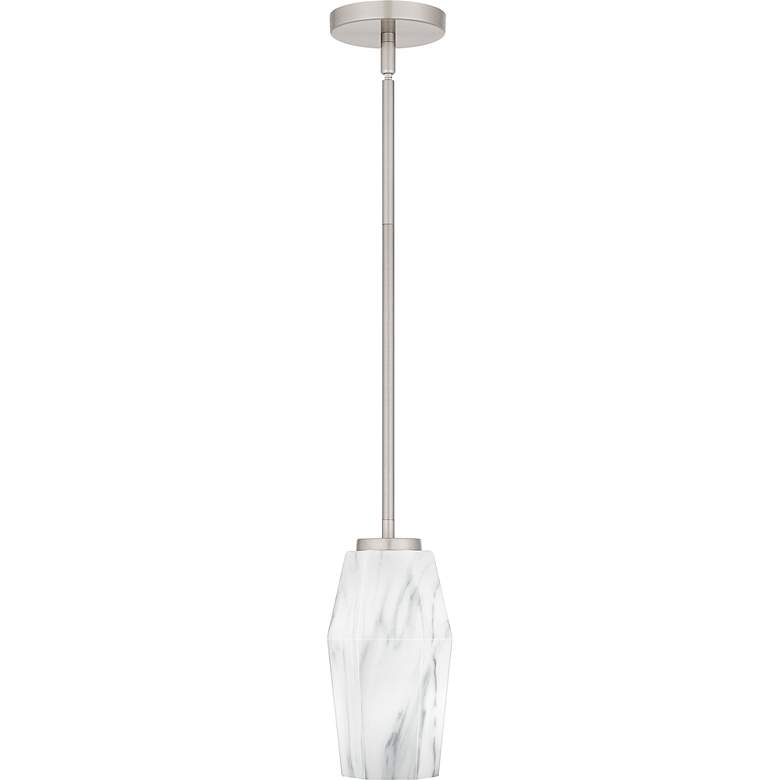 Image 4 Fogel 1-Light Brushed Nickel Mini Pendant more views