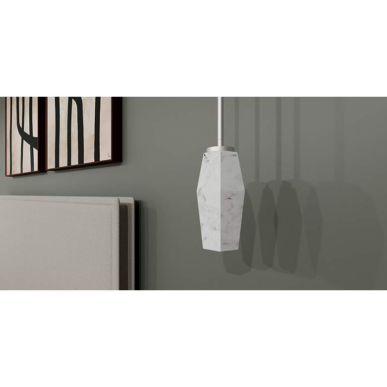 Image 7 Fogel 1-Light Brushed Nickel Mini Pendant more views