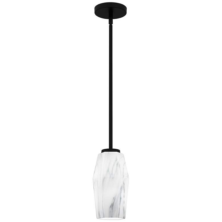 Image 2 Fogel 1-Light Matte Black Mini Pendant
