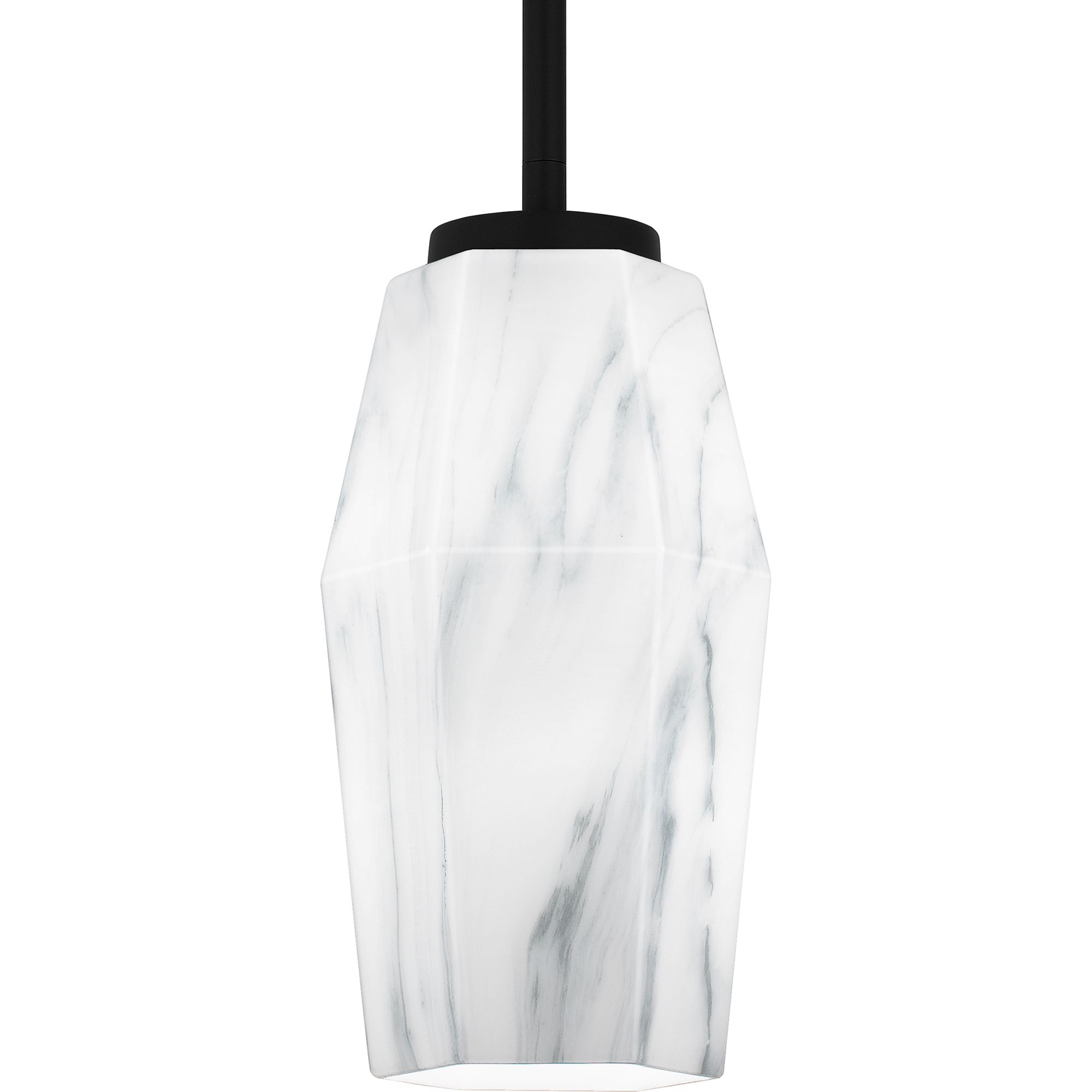 Fogel 1-Light Matte Black Mini Pendant