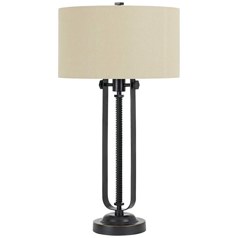 Image 1 Foggia Oil-Rubbed Bronze Metal Table Lamp