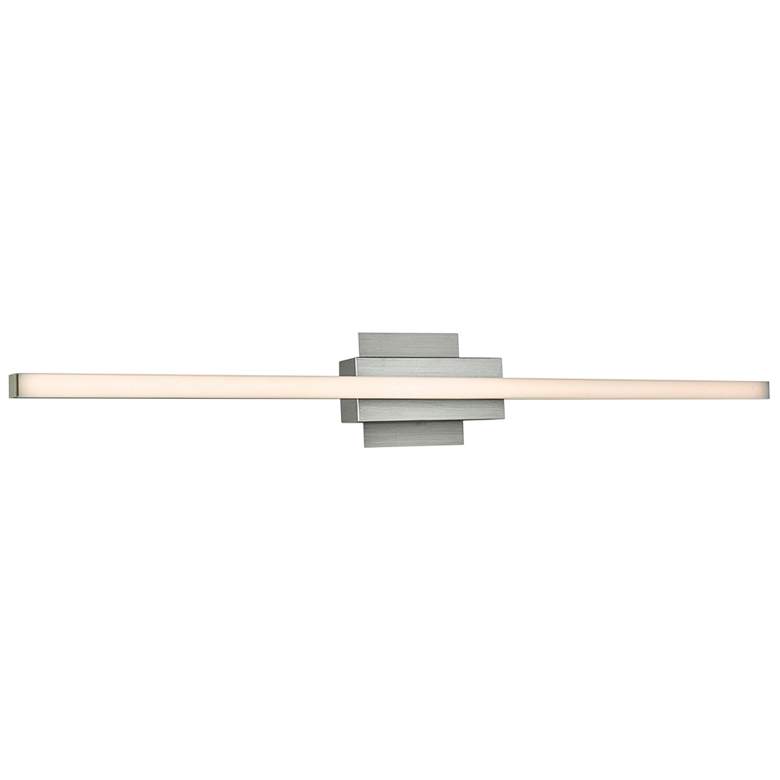 Image 1 Foil 31 1/2" Wide Brushed Aluminum Modern LED Bath Light