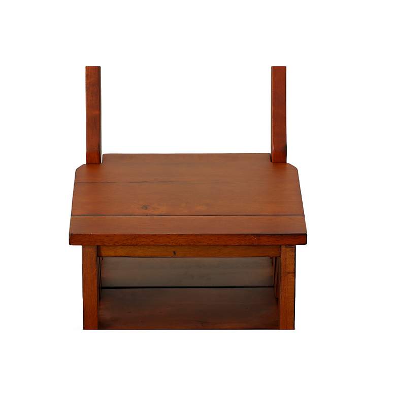 Image 4 Folding Chestnut Library Chair more views