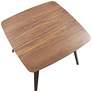 Folia 38 1/2" Wide Walnut Wood Dining Table