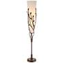 Folia Bronze Organic Vine Uplight Floor Lamp w/ Smart Socket