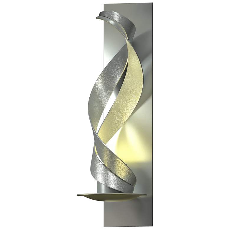 Image 1 Folio 17 1/2" High Vintage Platinum Wall Sconce