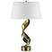 Folio 25.1" High Modern Brass Table Lamp With Natural Anna Shade