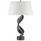 Folio 25.1" High Natural Iron Table Lamp With Natural Anna Shade