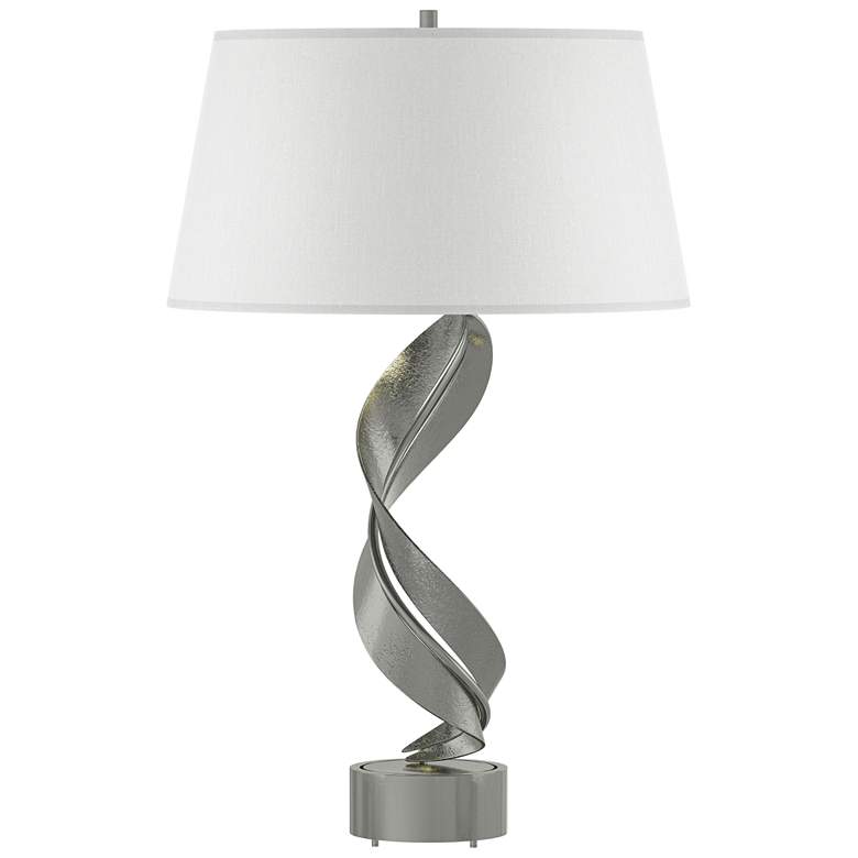 Image 1 Folio 25.1 inch High Sterling Table Lamp With Natural Anna Shade