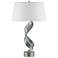 Folio 25.1" High Vintage Platinum Table Lamp With Natural Anna Shade