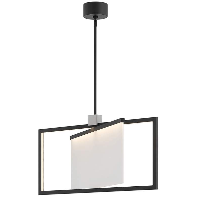 Image 1 Folio 30" Wide Black Chandelier by Hinkley Lighting