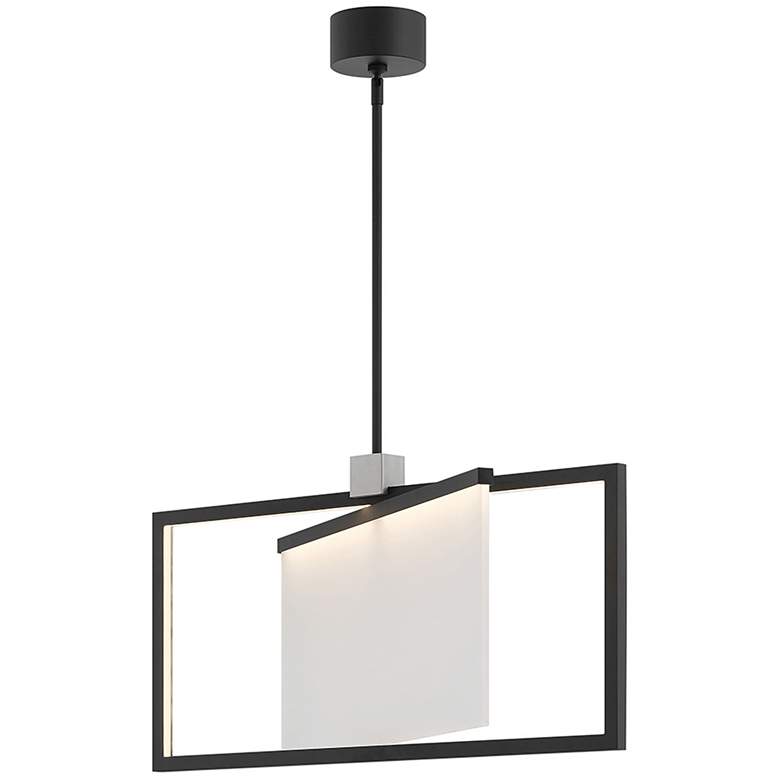 Image 1 Folio 30 inch Wide Black Chandelier by Hinkley Lighting