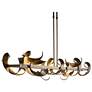 Folio 63.4" Wide Large Bronze LED Pendant