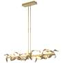 Folio 63.4" Wide Large Modern Brass LED Pendant