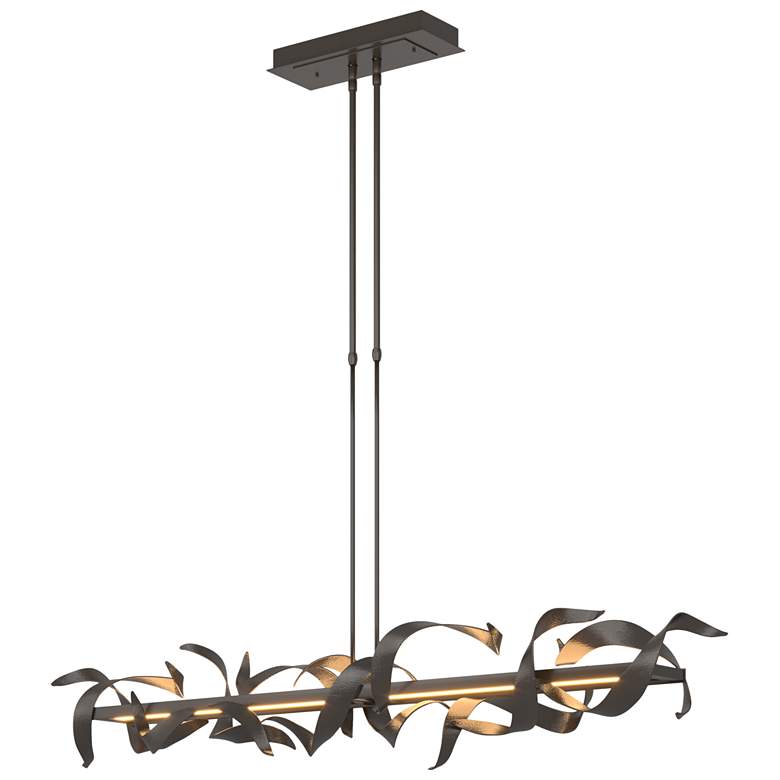 Image 1 Folio 63.4" Wide Large Oil Rubbed Bronze LED Pendant