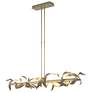 Folio 63.4" Wide Large Soft Gold LED Pendant