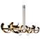 Folio 63 1/2" Wide Bronze LED Kitchen Island Light Pendant