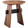1_Folke 19 1/2" Wide American Walnut Veneer Wood Side Table
