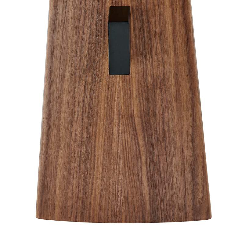 Image 2 Folke 19 1/2" Wide American Walnut Veneer Wood Side Table more views