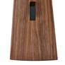 2_Folke 19 1/2" Wide American Walnut Veneer Wood Side Table more views