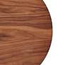 3_Folke 19 1/2" Wide American Walnut Veneer Wood Side Table more views