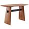 Folke 55" Wide American Walnut Veneer Wood Console Table