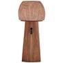 5_Folke 55" Wide American Walnut Veneer Wood Console Table more views
