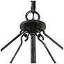 2_Follio 13.8" Wide Distressed Wood 4-Light Lantern Chandelier more views