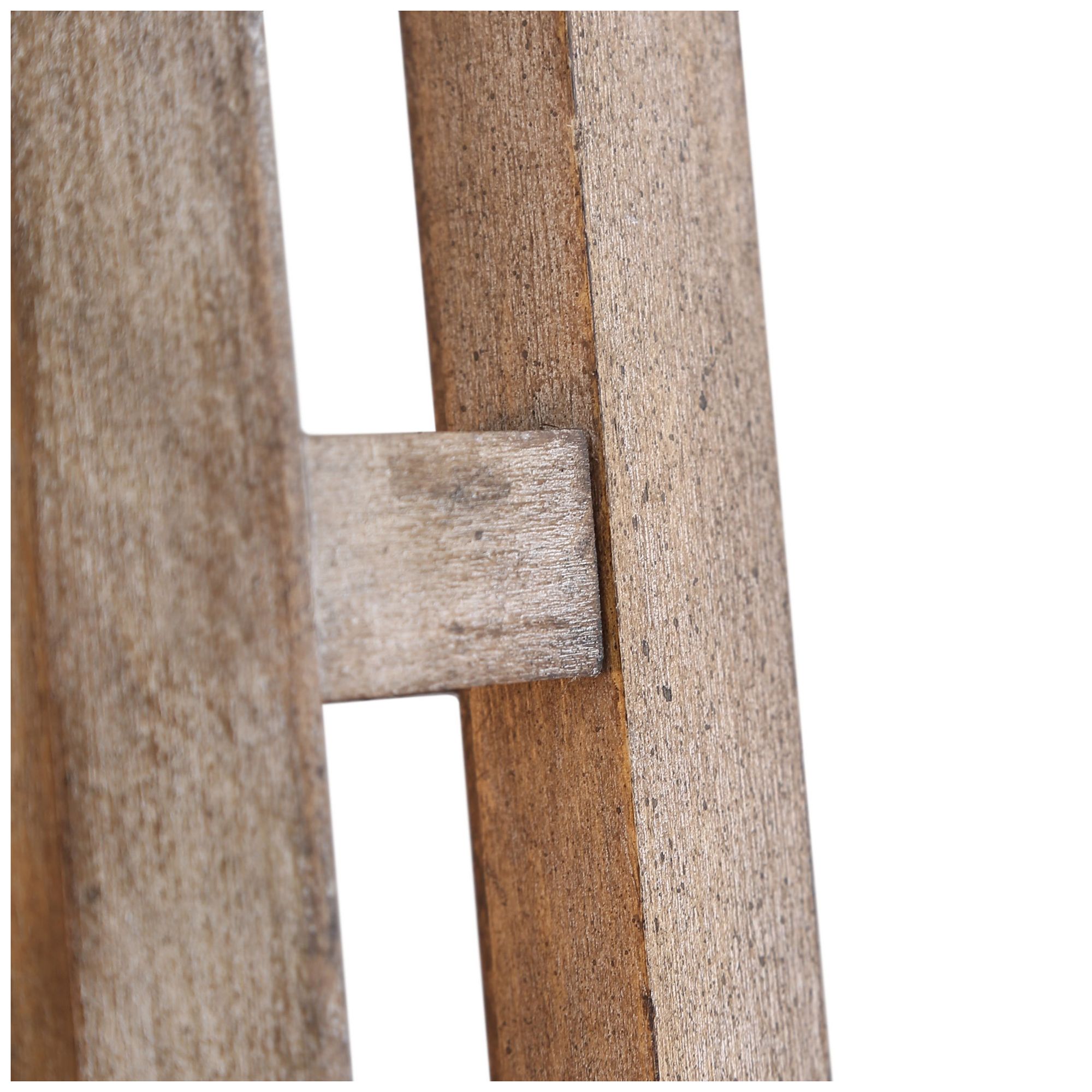 Image 4 Follio 13.8" Wide Distressed Wood 4-Light Lantern Chandelier more views