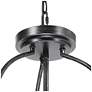 3_Follio 15.7" Wide Bronze 4-Light Drum Chandelier more views