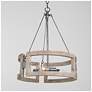 2_Follio 3-Light 15.7" Wood Chandelier more views