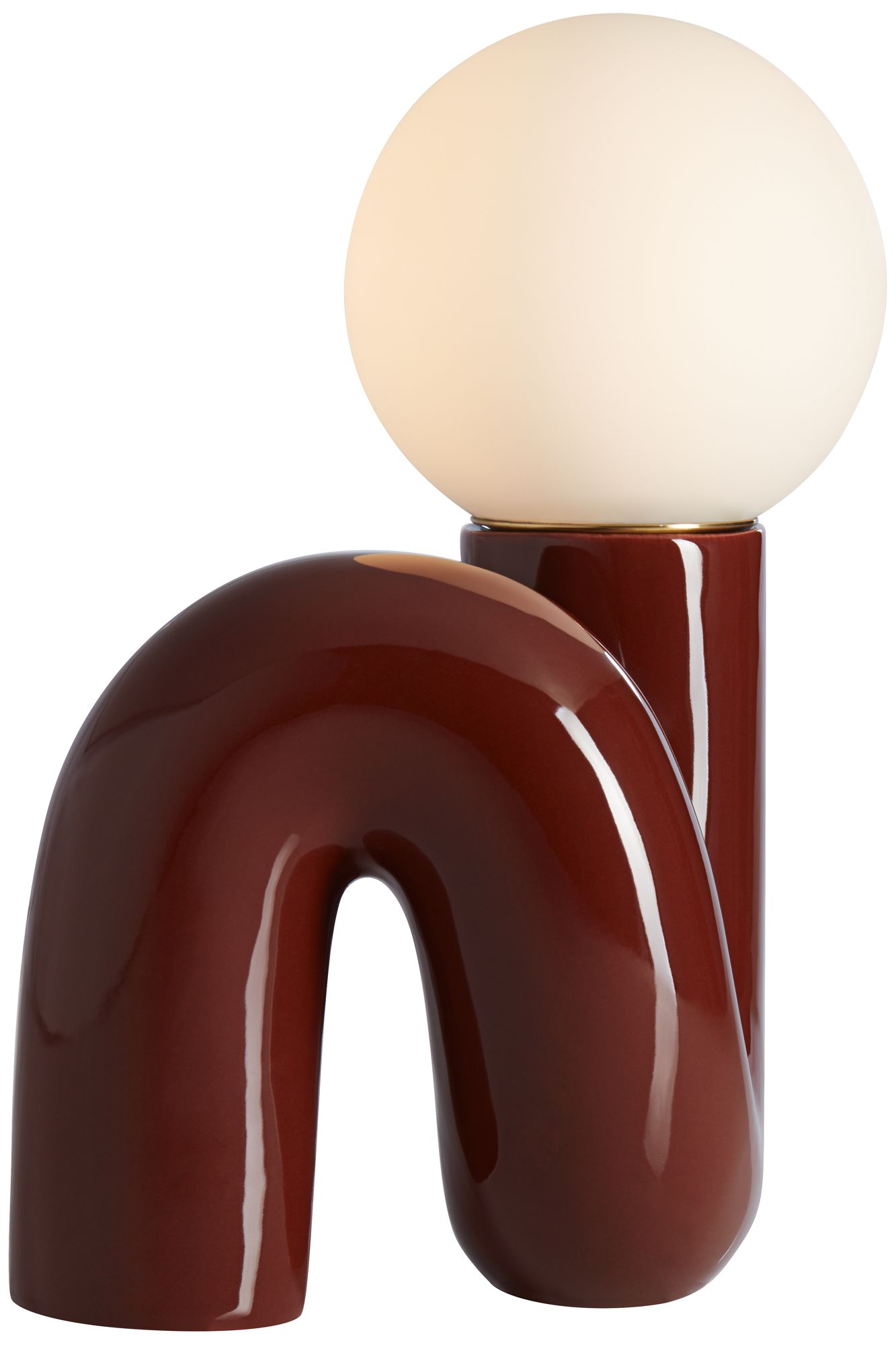 Watch A Video About the Fondant Chocolate Brown Accent Lamp