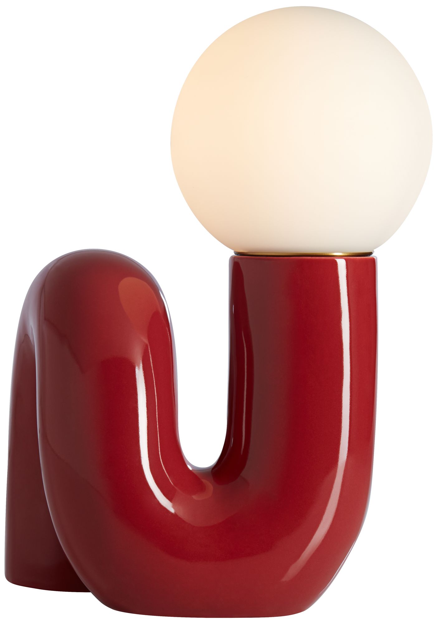 Watch A Video About the Fondant Velvet Red Accent Lamp
