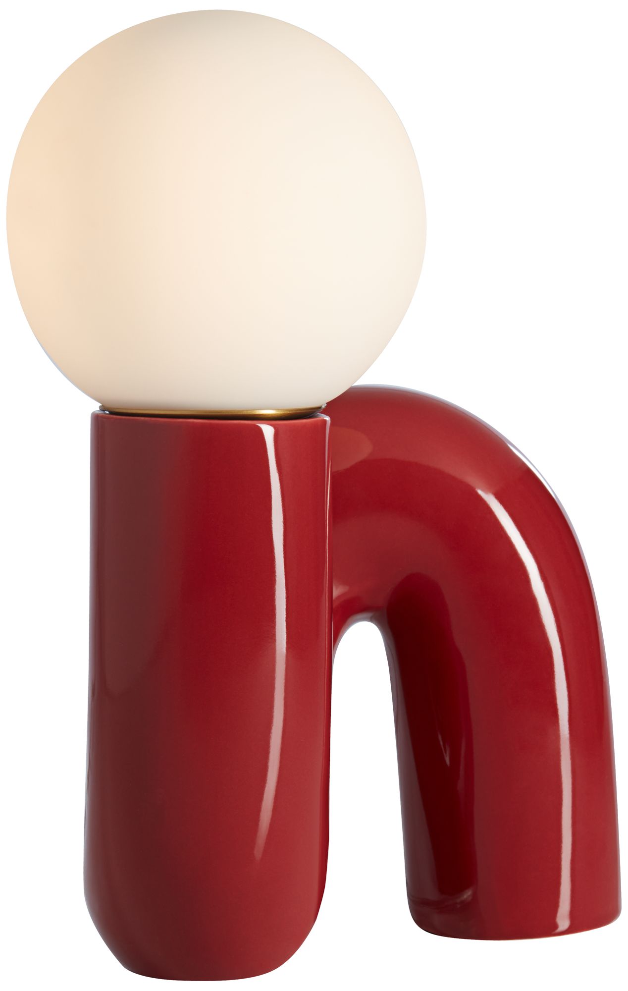 Watch A Video About the Fondant Velvet Red Accent Lamp