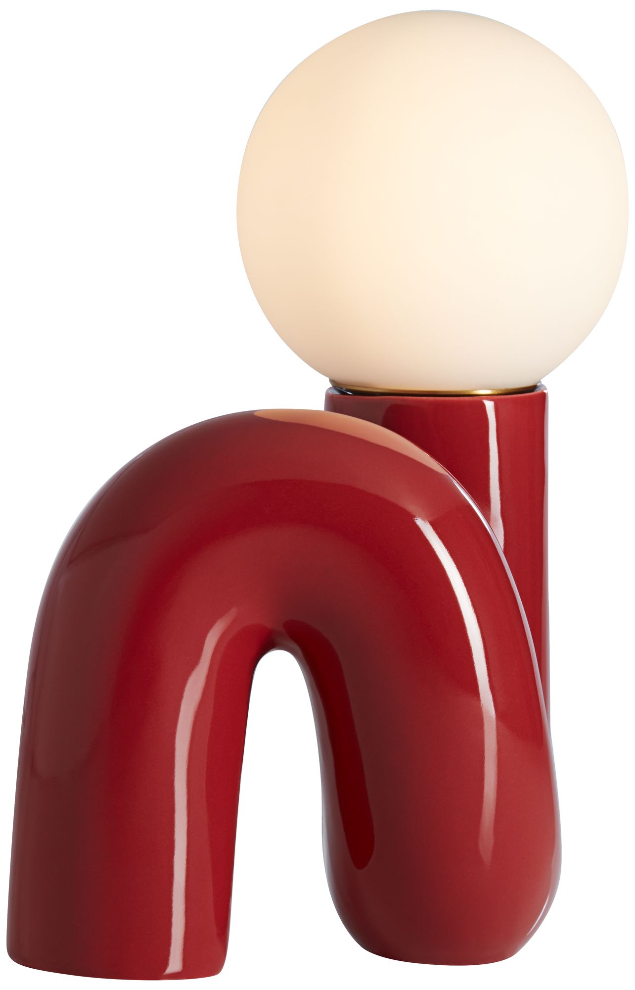 Watch A Video About the Fondant Velvet Red Accent Lamp