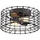 Fonderie 13 3/4"W Rusty Bronze Ceiling Light