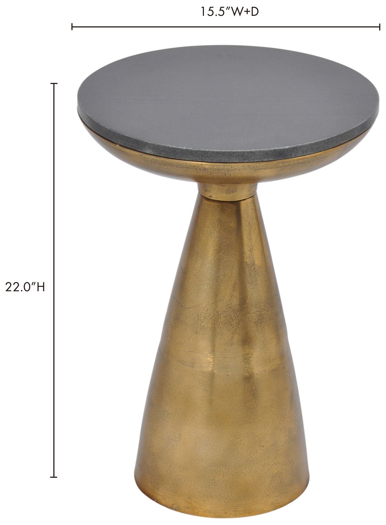 Image 4 Font Side Table Brass more views